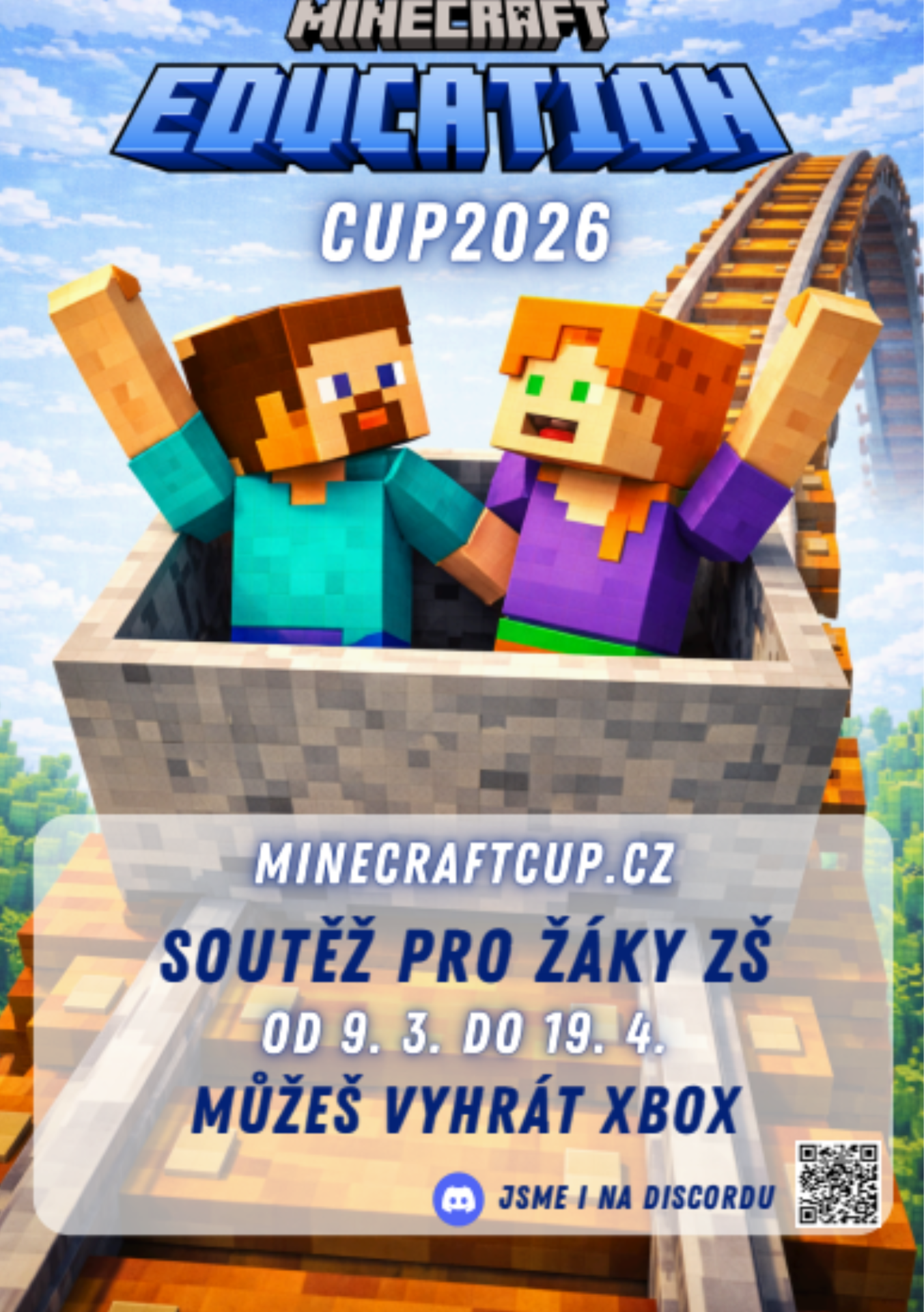 Minecraft Education Cup 2026 – zapojte se do soutěže! :: Ukážu vám jaké ...